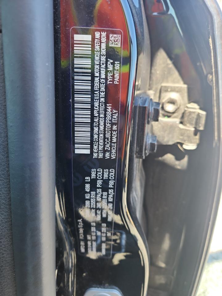 2015 Jeep Renegade Limited VIN: ZACCJBDT0FPB68441 Lot: 84743295