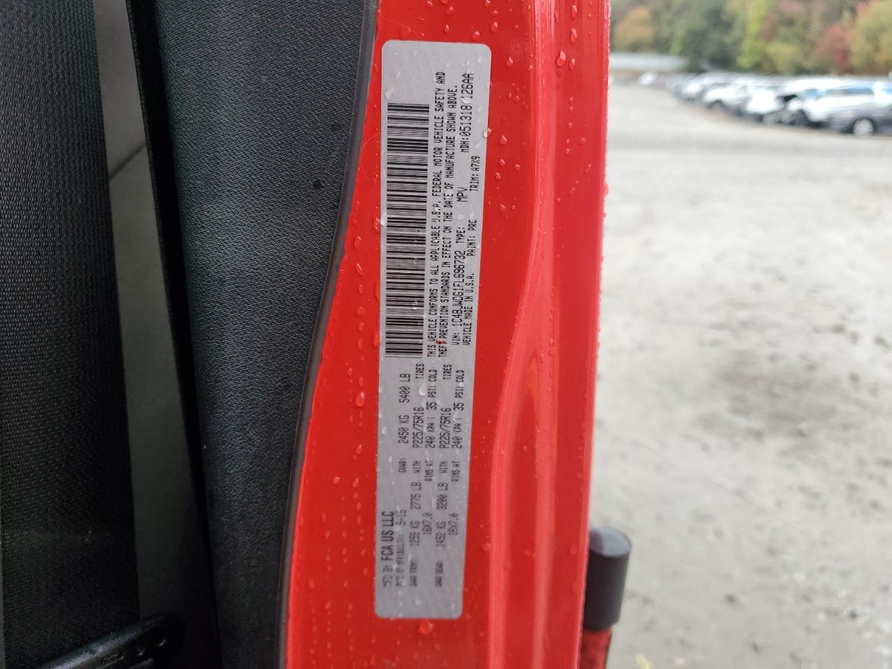 2015 Jeep Wrangler Unlimited Sport VIN: 1C4BJWDG1FL696732 Lot: 86656675