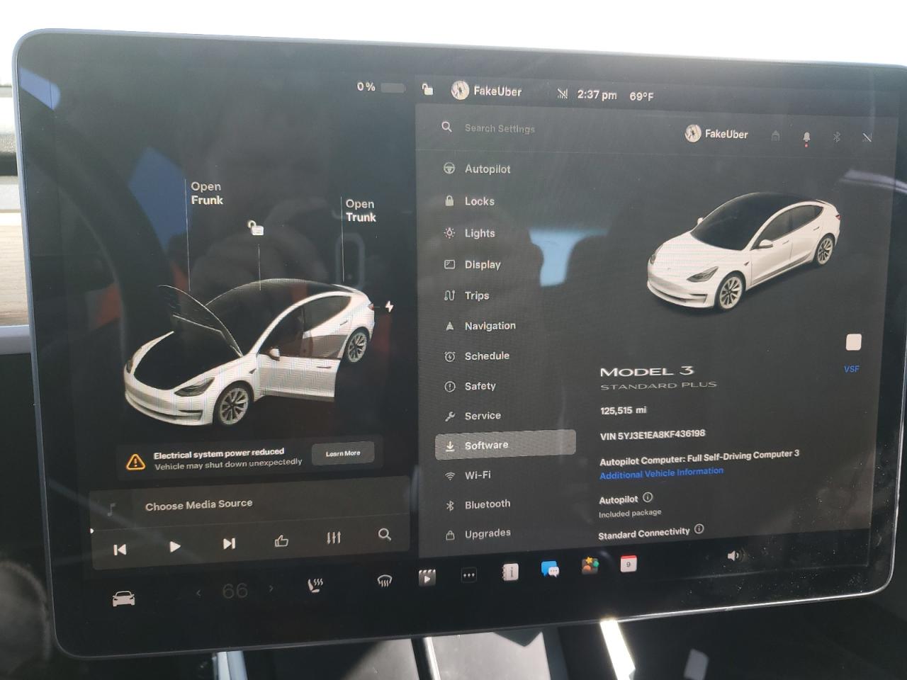 2019 Tesla Model 3 VIN: 5YJ3E1EA8KF436198 Lot: 85350505