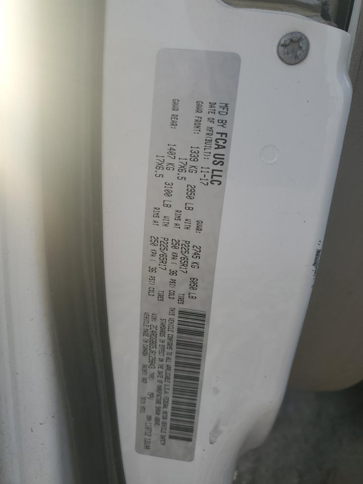 2018 Dodge Grand Caravan Se VIN: 2C4RDGBG5JR129843 Lot: 86069435