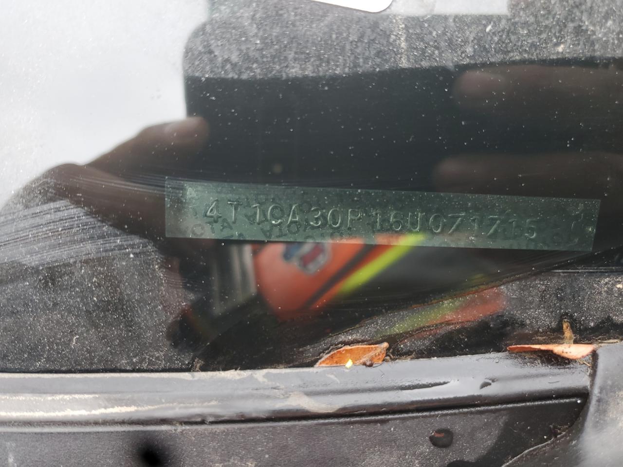 2006 Toyota Camry Solara Se VIN: 4T1CA30P16U071715 Lot: 86450045