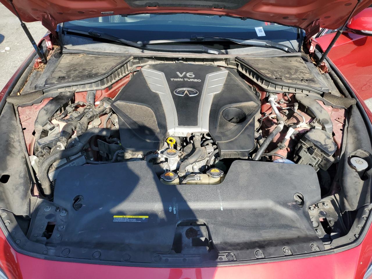 2017 Infiniti Q50 Red Sport 400 VIN: JN1FV7AR3HM870365 Lot: 82002285