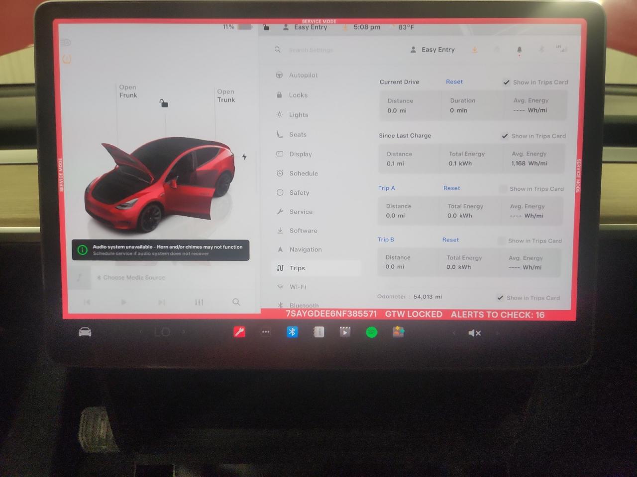 2022 Tesla Model Y VIN: 7SAYGDEE6NF385571 Lot: 85714915