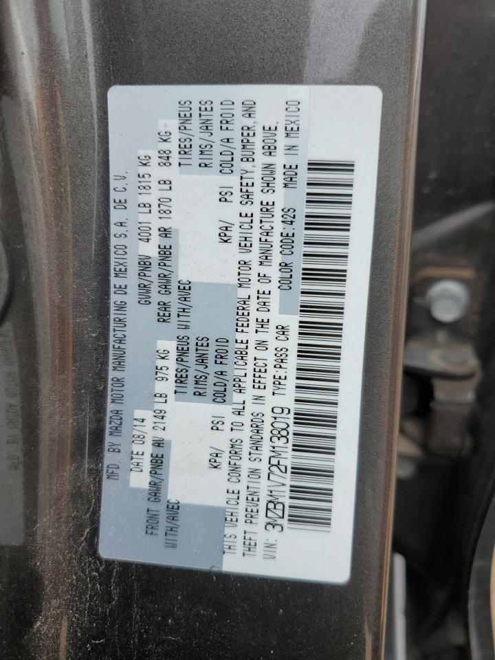 2015 Mazda 3 Touring VIN: 3MZBM1V72FM138019 Lot: 86123505