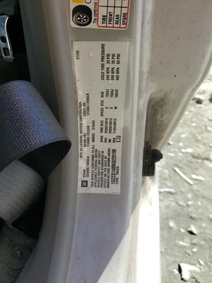 2006 Chevrolet Colorado VIN: 1GCCS148968229199 Lot: 86488445