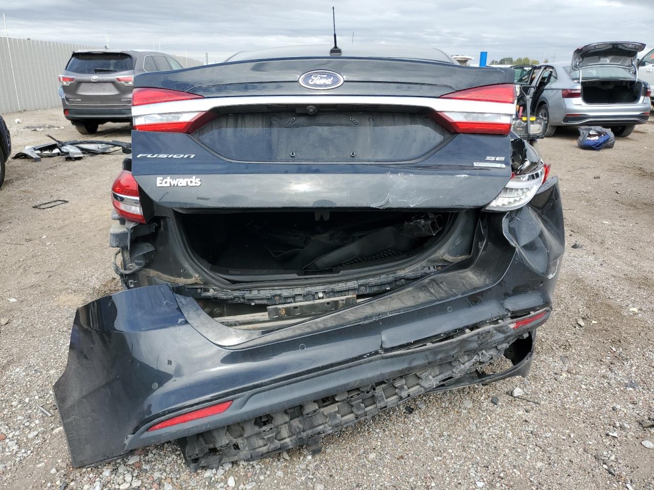 2018 Ford Fusion Se VIN: 3FA6P0HD6JR213796 Lot: 82711345