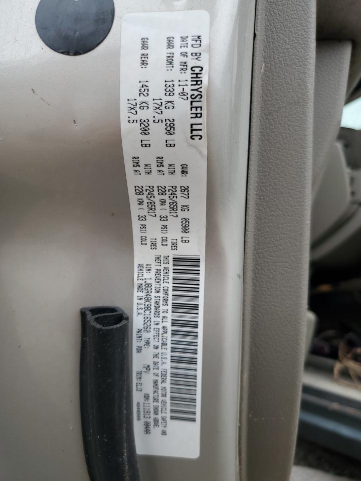 2008 Jeep Grand Cherokee Laredo VIN: 1J8GR48K98C165260 Lot: 85259725