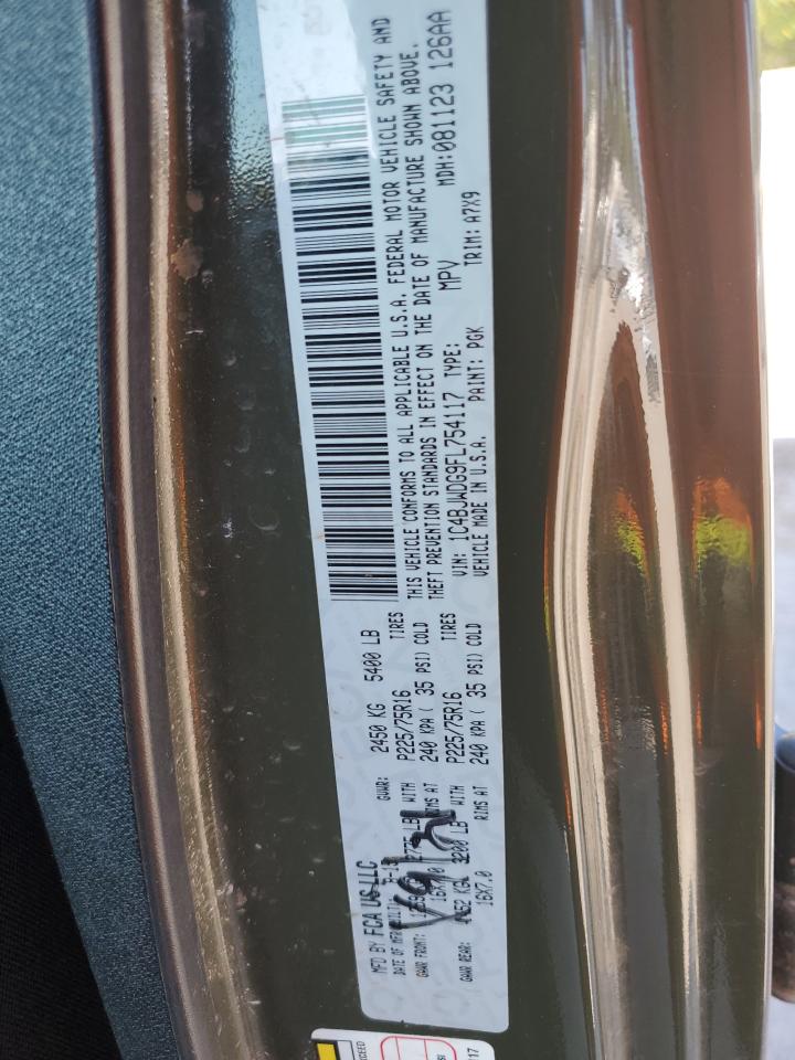 2015 Jeep Wrangler Unlimited Sport VIN: 1C4BJWDG9FL754117 Lot: 84969275