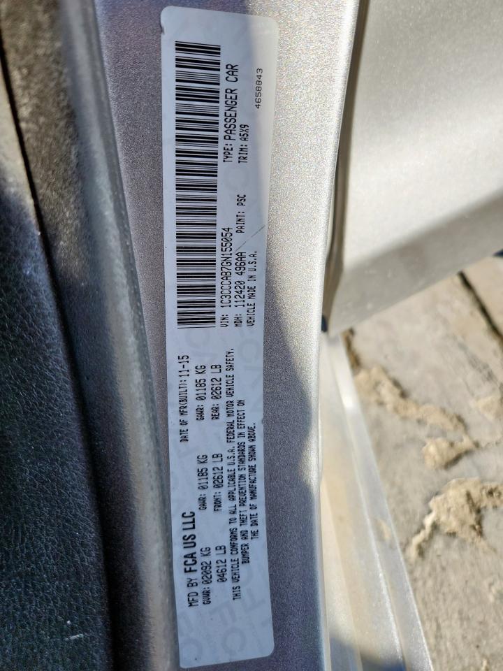 2016 Chrysler 200 Limited VIN: 1C3CCCAB7GN155054 Lot: 85340715