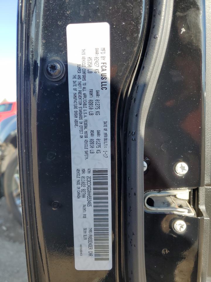 2017 Chrysler 300 S VIN: 2C3CCAGG0HH553465 Lot: 90721995