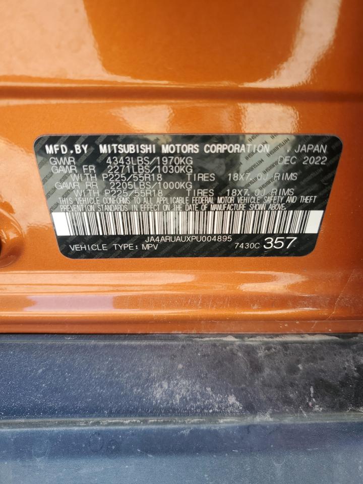 2023 Mitsubishi Outlander Sport S/Se VIN: JA4ARUAUXPU004895 Lot: 85757055