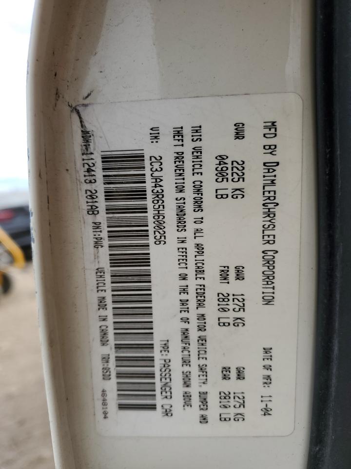 2005 Chrysler 300 VIN: 2C3JA43R65H600256 Lot: 82646605