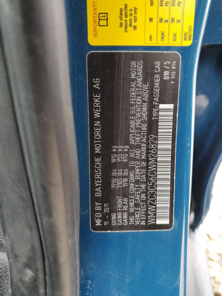 2012 Mini Cooper S Countryman VIN: WMWZC3C56CWM26829 Lot: 82462645