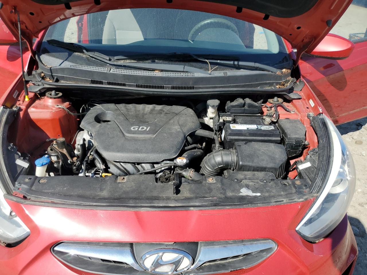 2014 Hyundai Accent Gls VIN: KMHCU4AE7EU702377 Lot: 82253565