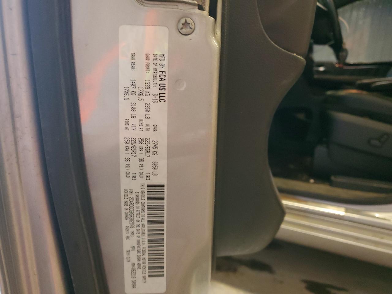 2016 Dodge Grand Caravan Sxt VIN: 2C4RDGCG0GR382978 Lot: 84192685