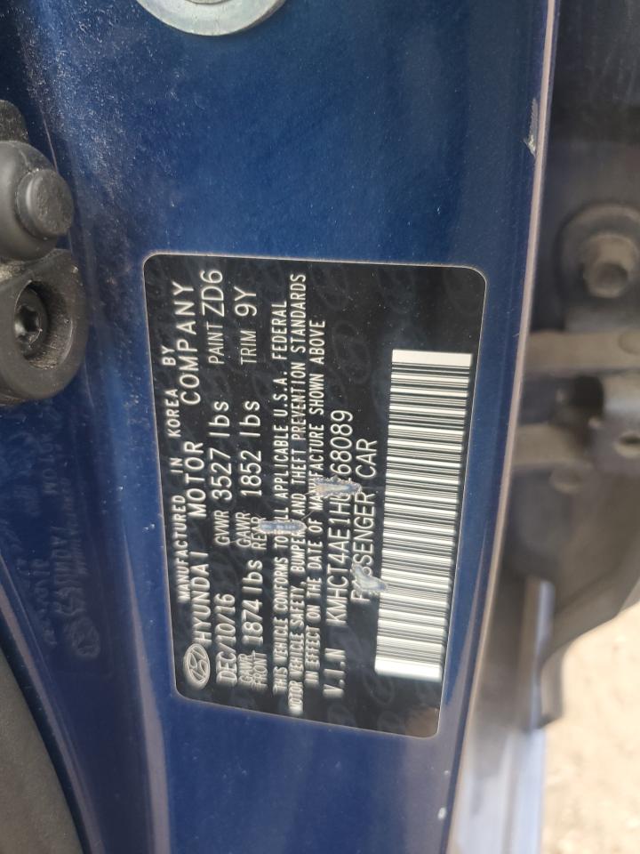 2017 Hyundai Accent Se VIN: KMHCT4AE1HU268089 Lot: 86408245