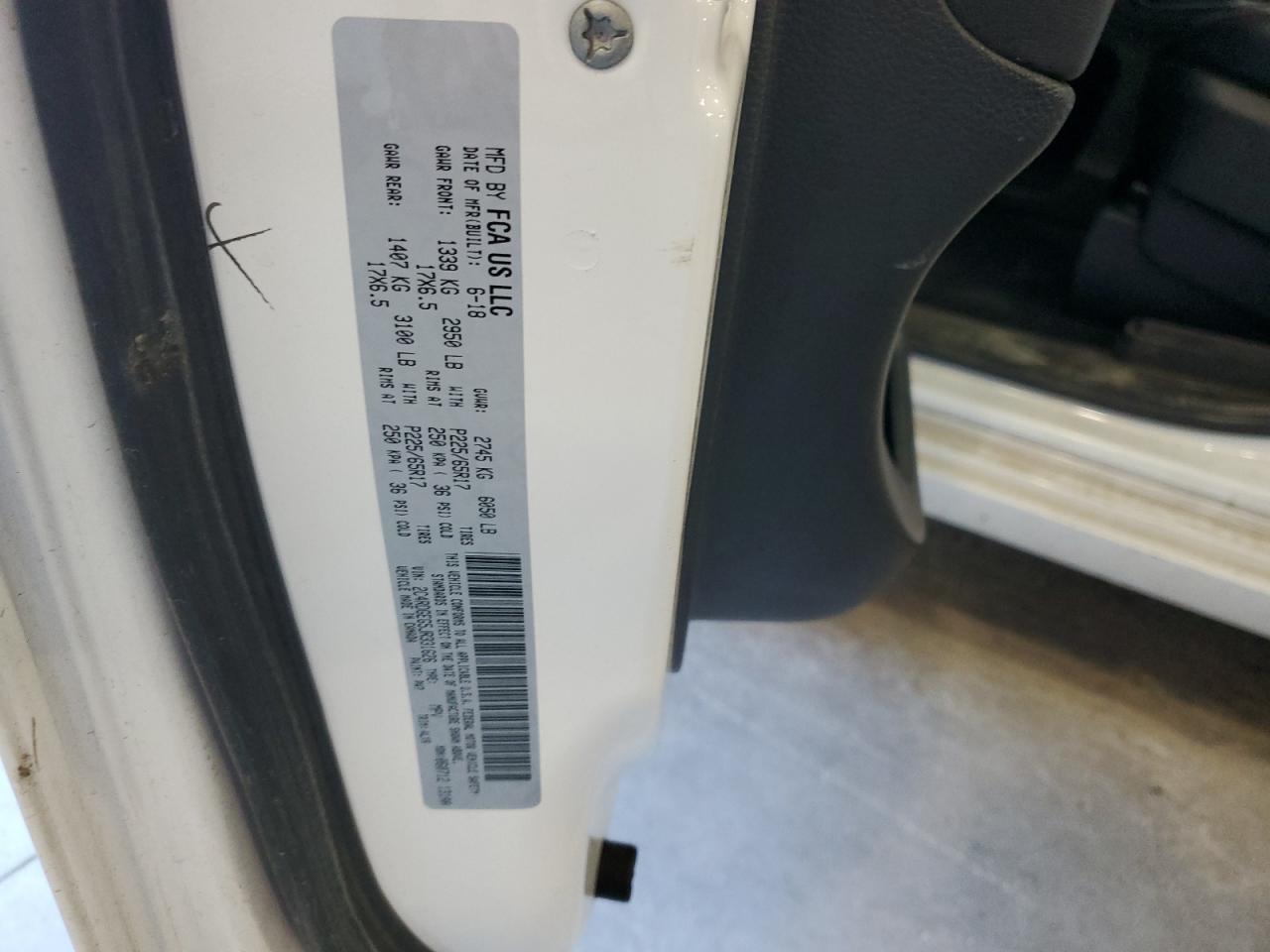 2018 Dodge Grand Caravan Gt VIN: 2C4RDGEG5JR331626 Lot: 84619145