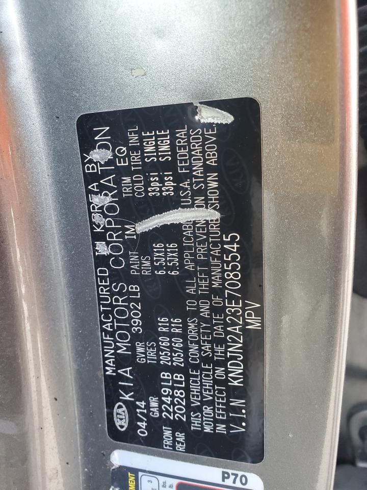 2014 Kia Soul VIN: KNDJN2A23E7085545 Lot: 84448135