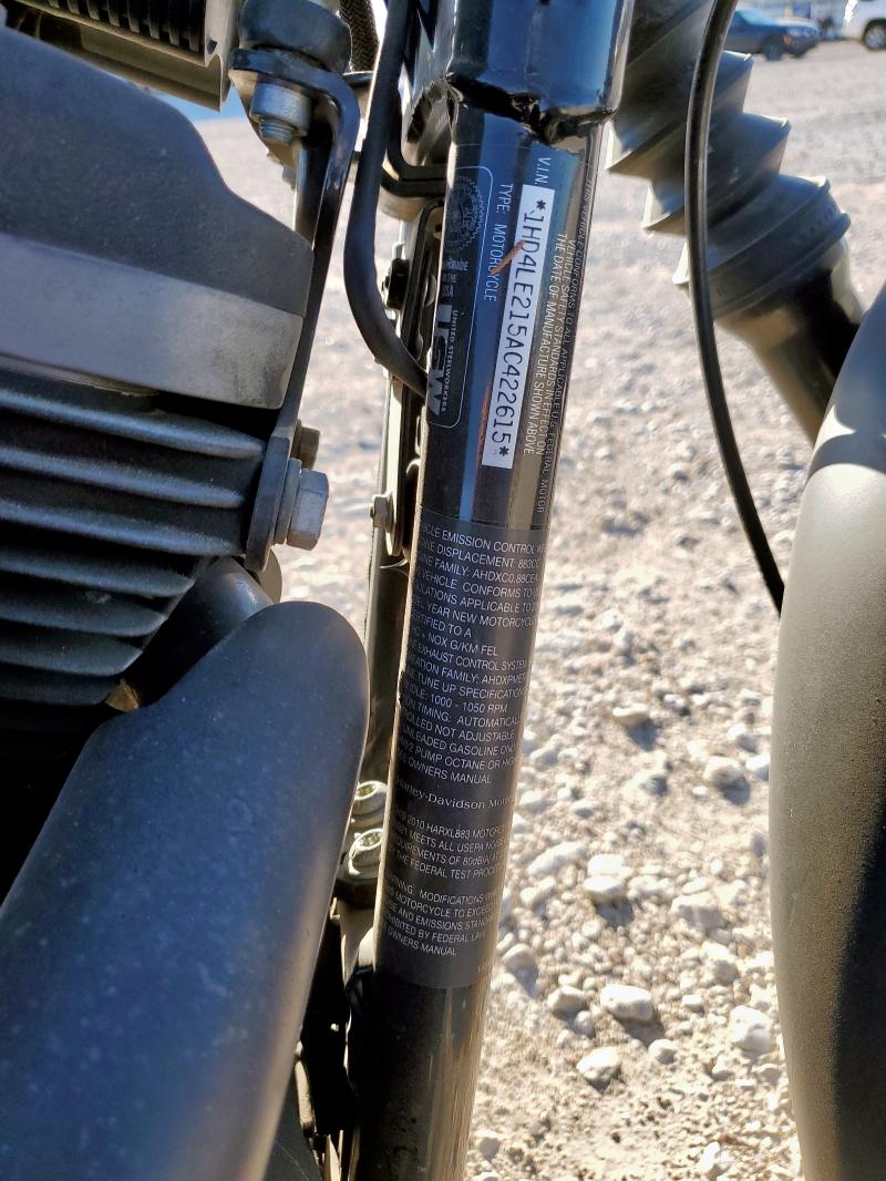 2010 HARLEY-DAVIDSON XL883 N  