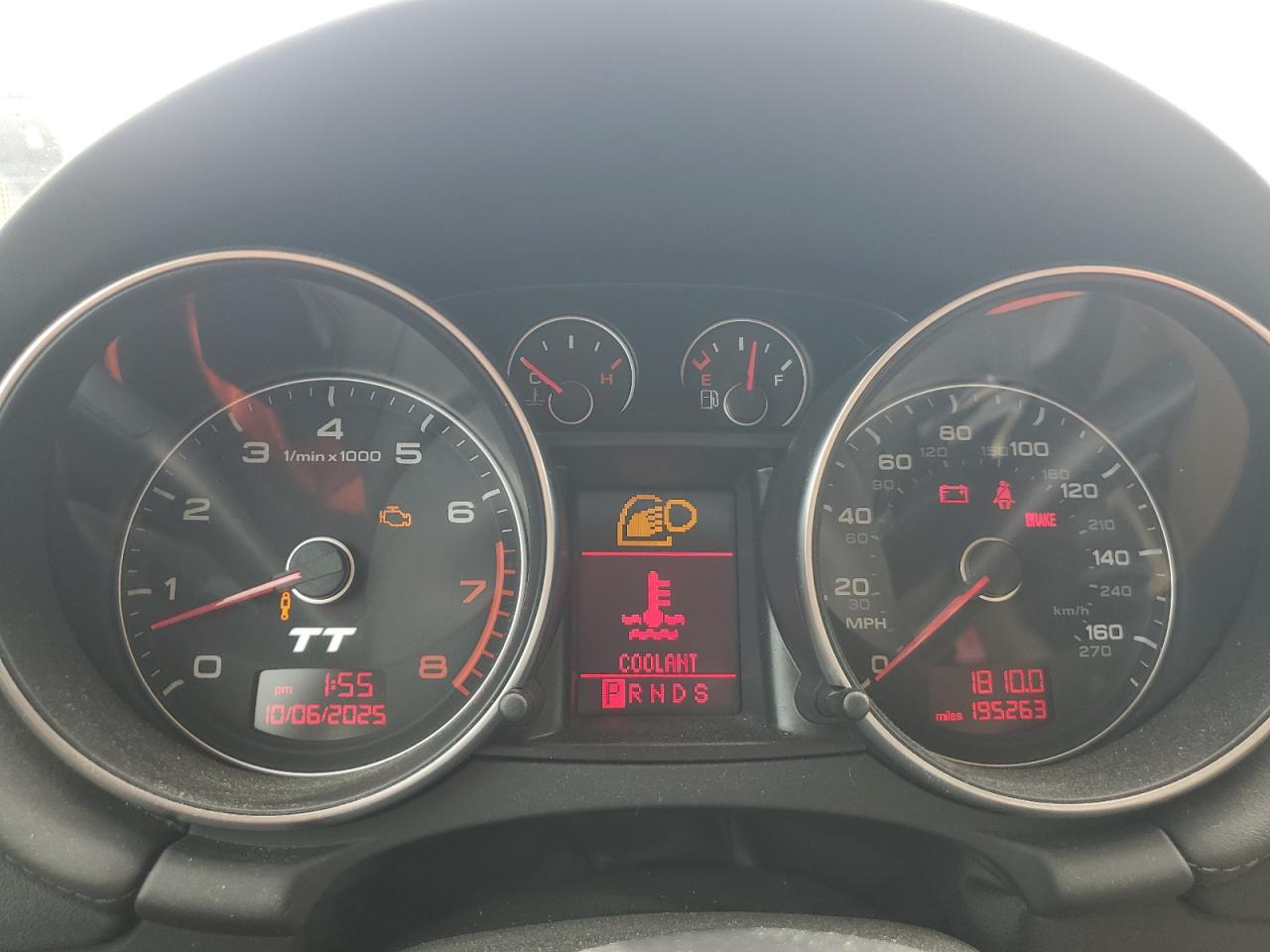 2008 Audi Tt 3.2 Quattro VIN: TRUDD38J281017933 Lot: 85380255