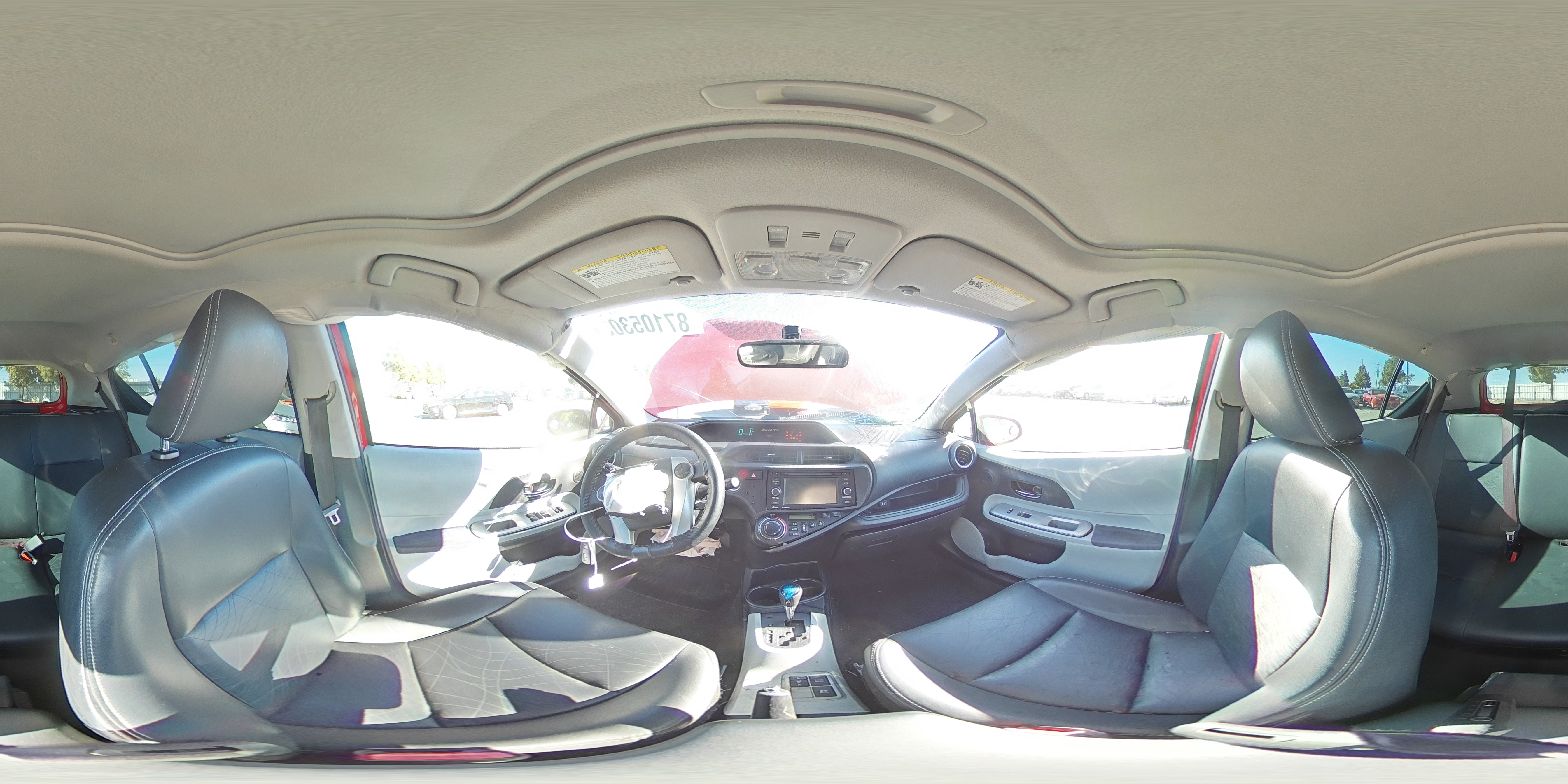 2012 Toyota Prius C VIN: JTDKDTB37C1025529 Lot: 87105305