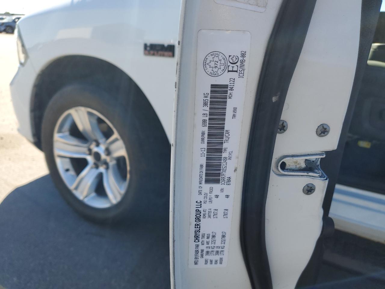 2014 Ram 1500 St VIN: 1C6RR7FTXES212480 Lot: 85334855