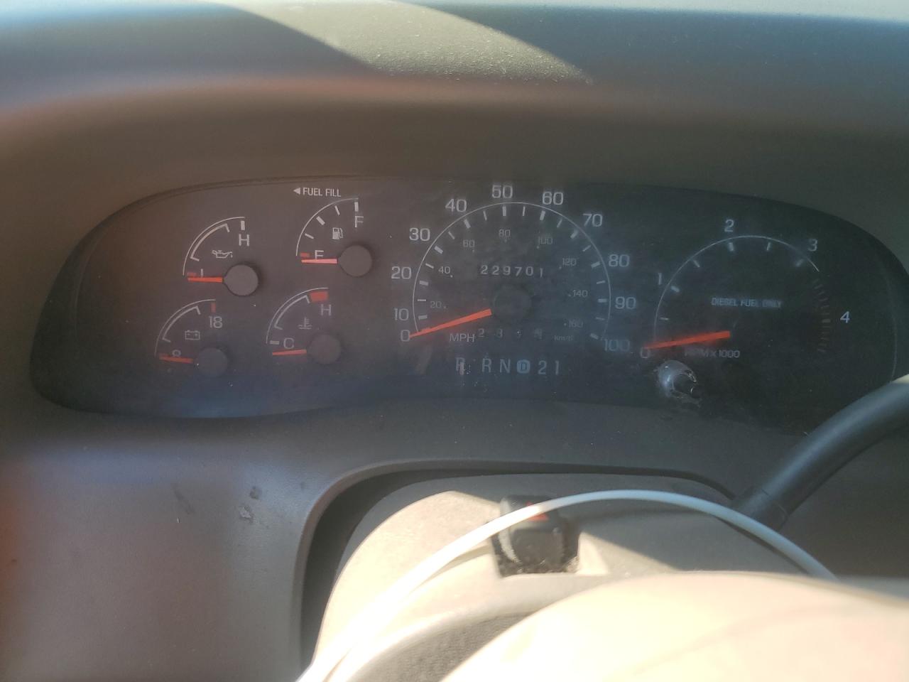 2000 Ford F250 Super Duty VIN: 1FTNW21F7YEE21800 Lot: 85504015