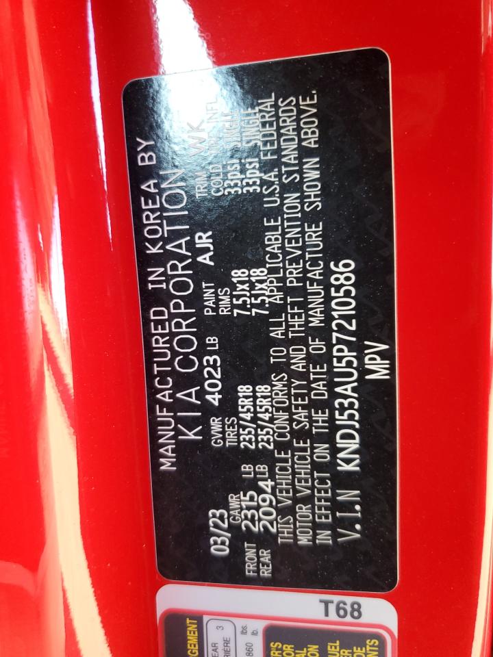 2023 Kia Soul Gt Line VIN: KNDJ53AU5P7210586 Lot: 82620815