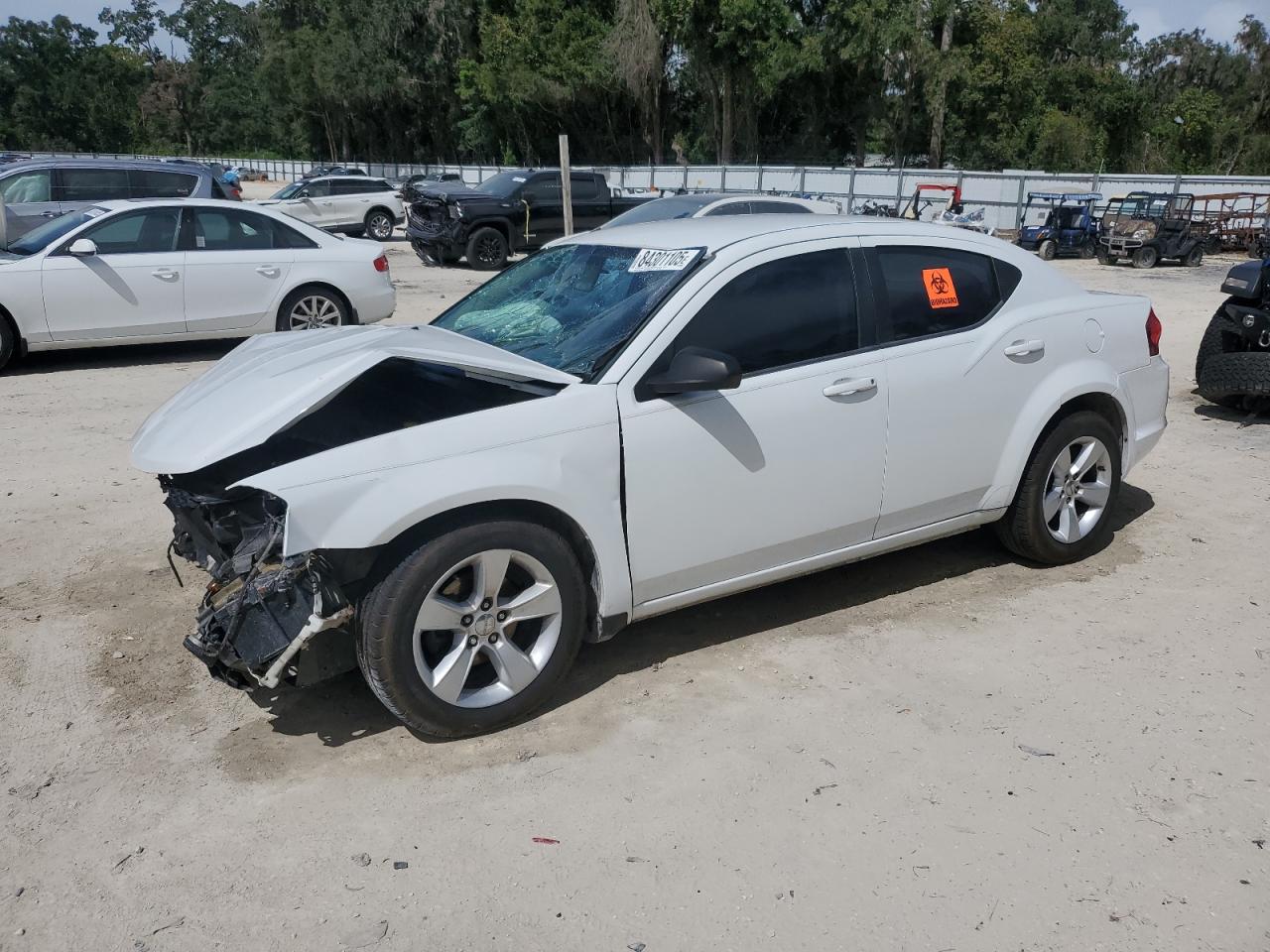 2013 Dodge Avenger Se VIN: 1C3CDZAB0DN710163 Lot: 84301105