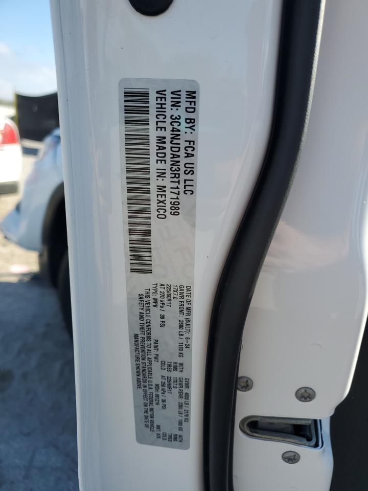 2024 Jeep Compass Sport VIN: 3C4NJDAN3RT171989 Lot: 82201605