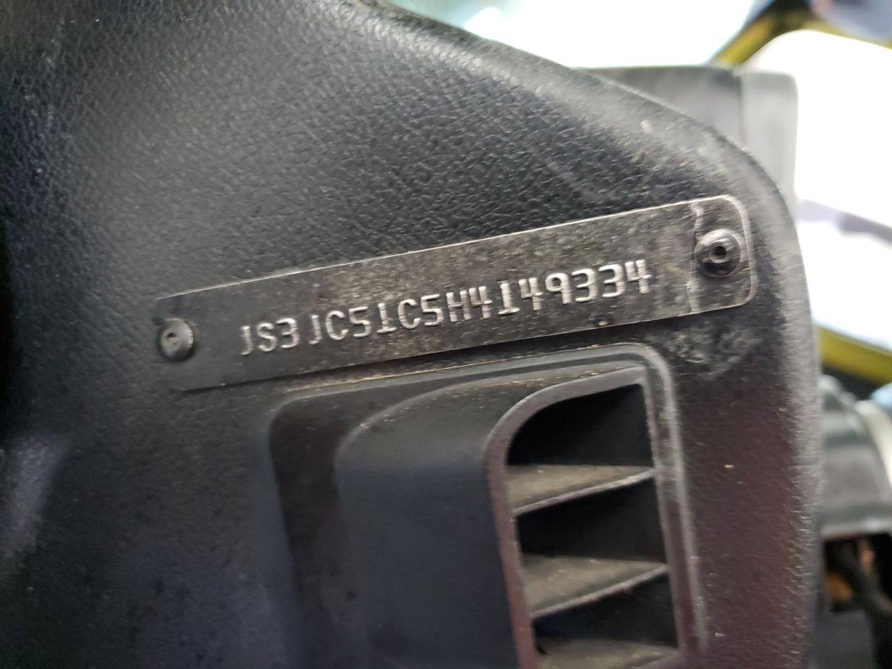 1987 Suzuki Samurai VIN: JS3JC51C5H4149334 Lot: 90889265