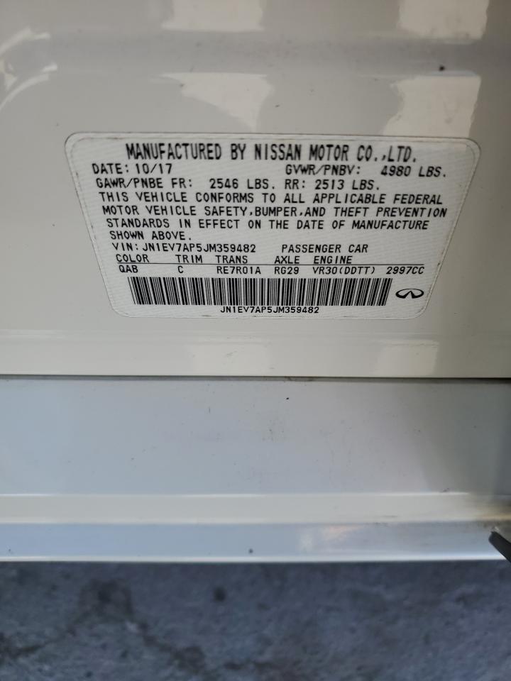 2018 Infiniti Q50 Luxe VIN: JN1EV7AP5JM359482 Lot: 84771605