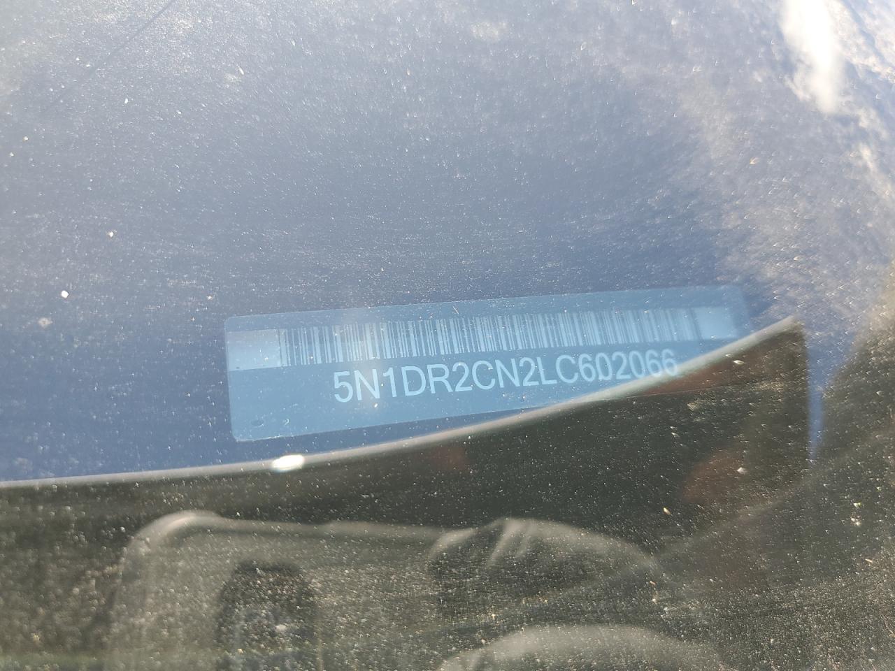 2020 Nissan Pathfinder VIN: 5N1DR2CN2LC602066 Lot: 81962615