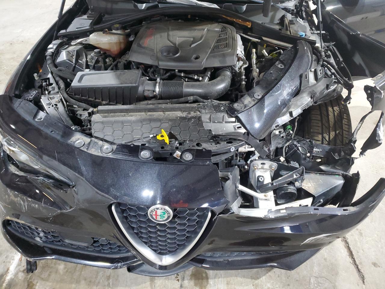 2018 Alfa Romeo Giulia Ti Q4 VIN: ZARFAEEN0J7573486 Lot: 82463625