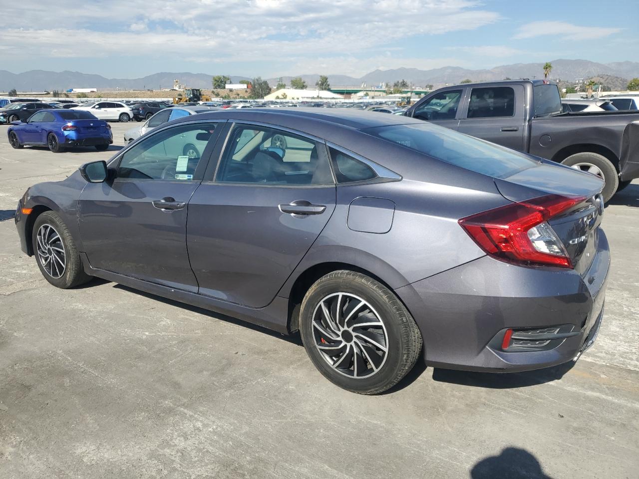 2020 Honda Civic Lx charcoal null gas 2HGFC2F67LH534431 photo #3