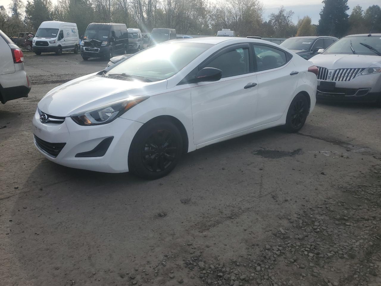 2015 Hyundai Elantra Se white null gas 5NPDH4AE3FH577774 photo #1