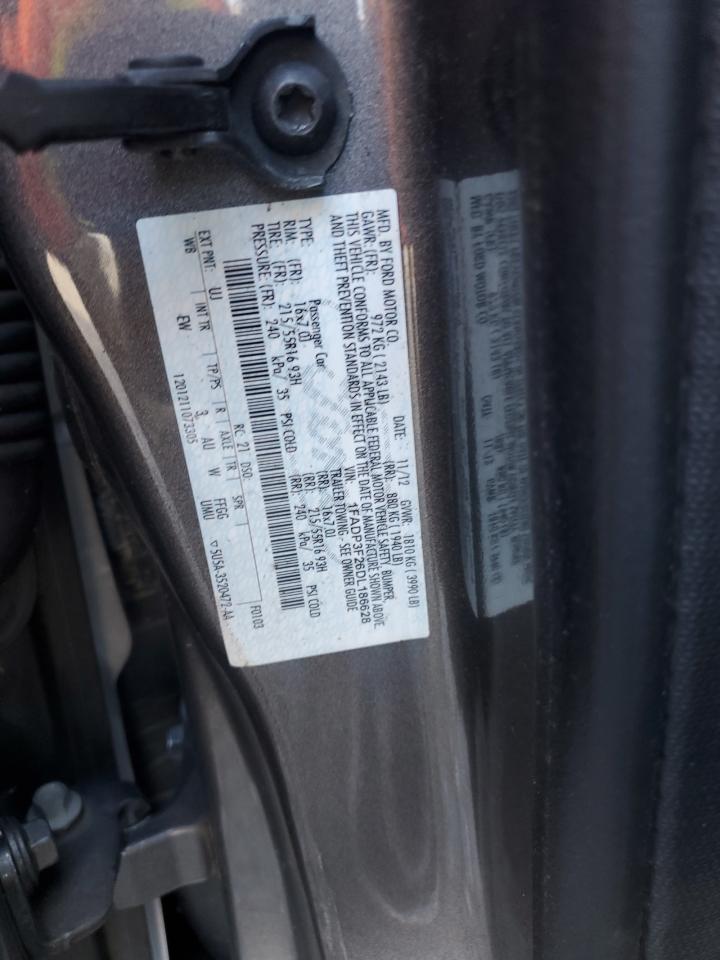 2008 Toyota Tacoma Double Cab Prerunner VIN: 1FADP3F26DL186628 Lot: 82393395