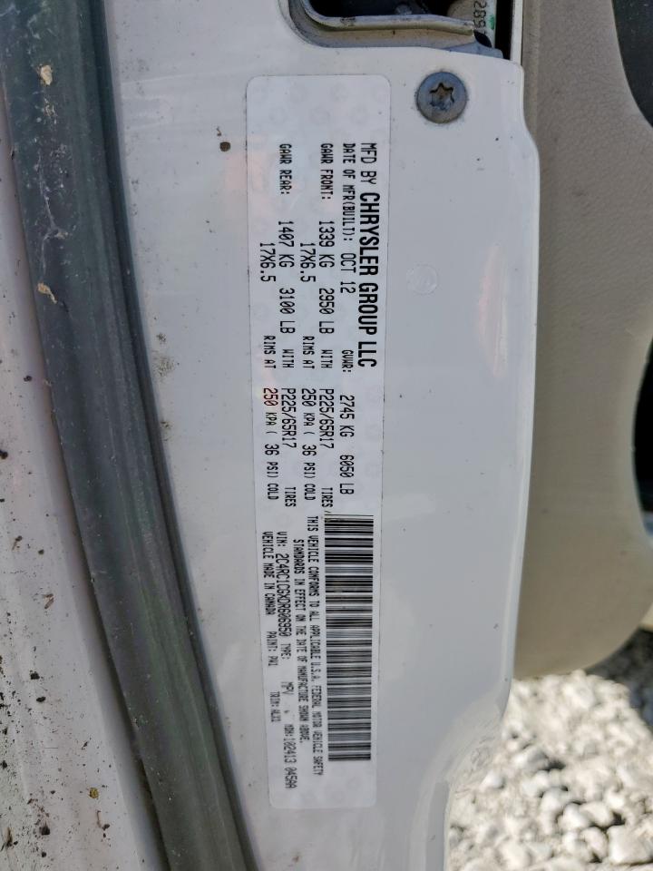 2013 Chrysler Town & Country Touring L VIN: 2C4RC1CGXDR606950 Lot: 82269735