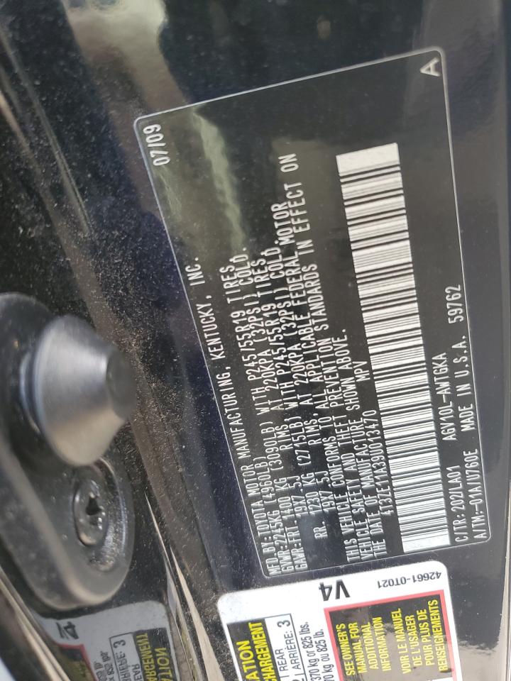 2009 Toyota Venza VIN: 4T3ZE11A39U13470 Lot: 84993865