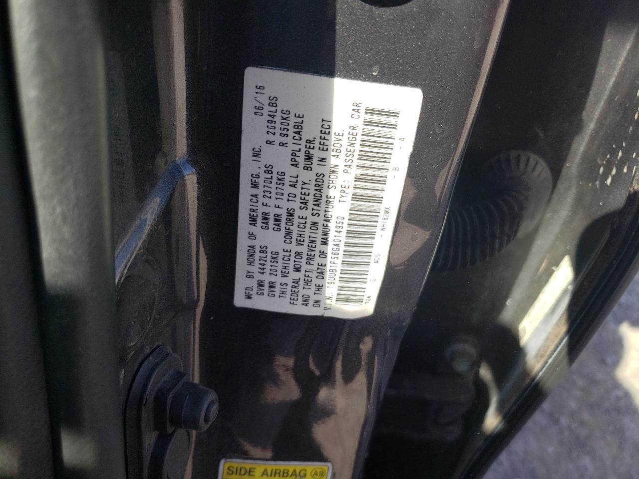 2016 Acura Tlx Tech VIN: 19UUB1F56GA014950 Lot: 82262345