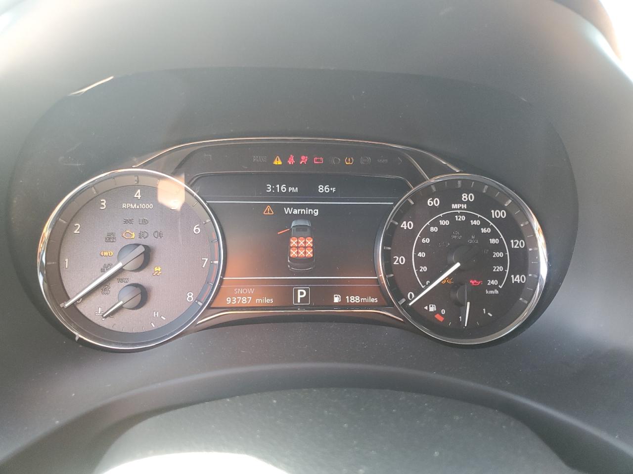 2021 Infiniti Qx80 Luxe VIN: JN8AZ2ACXM9475840 Lot: 82301115