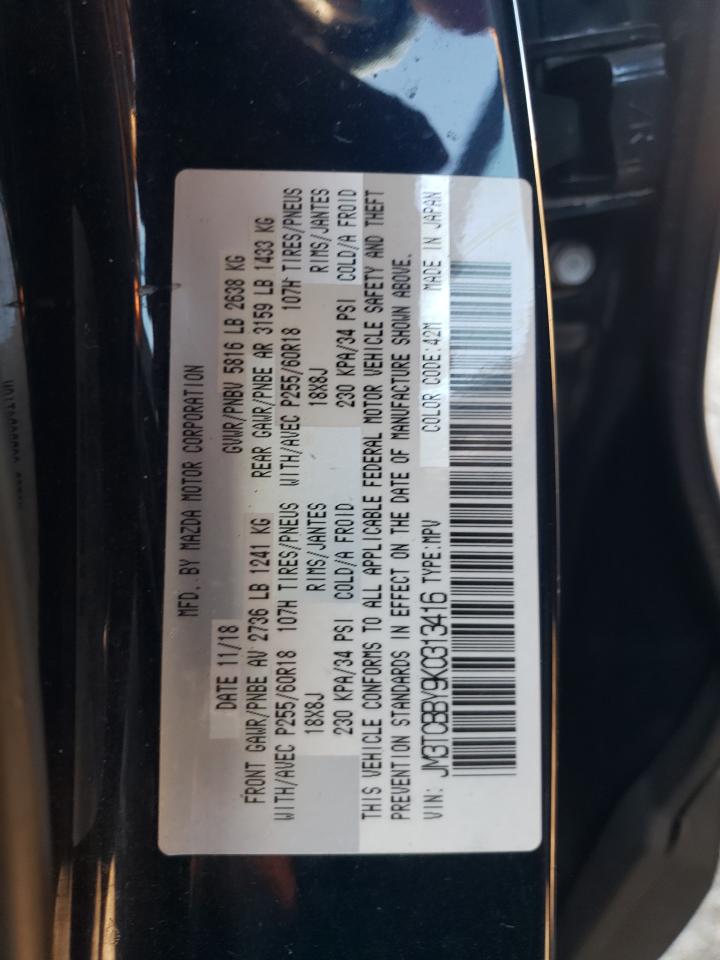 2019 Mazda Cx-9 Sport VIN: JM3TCBBY9K0313416 Lot: 82347075