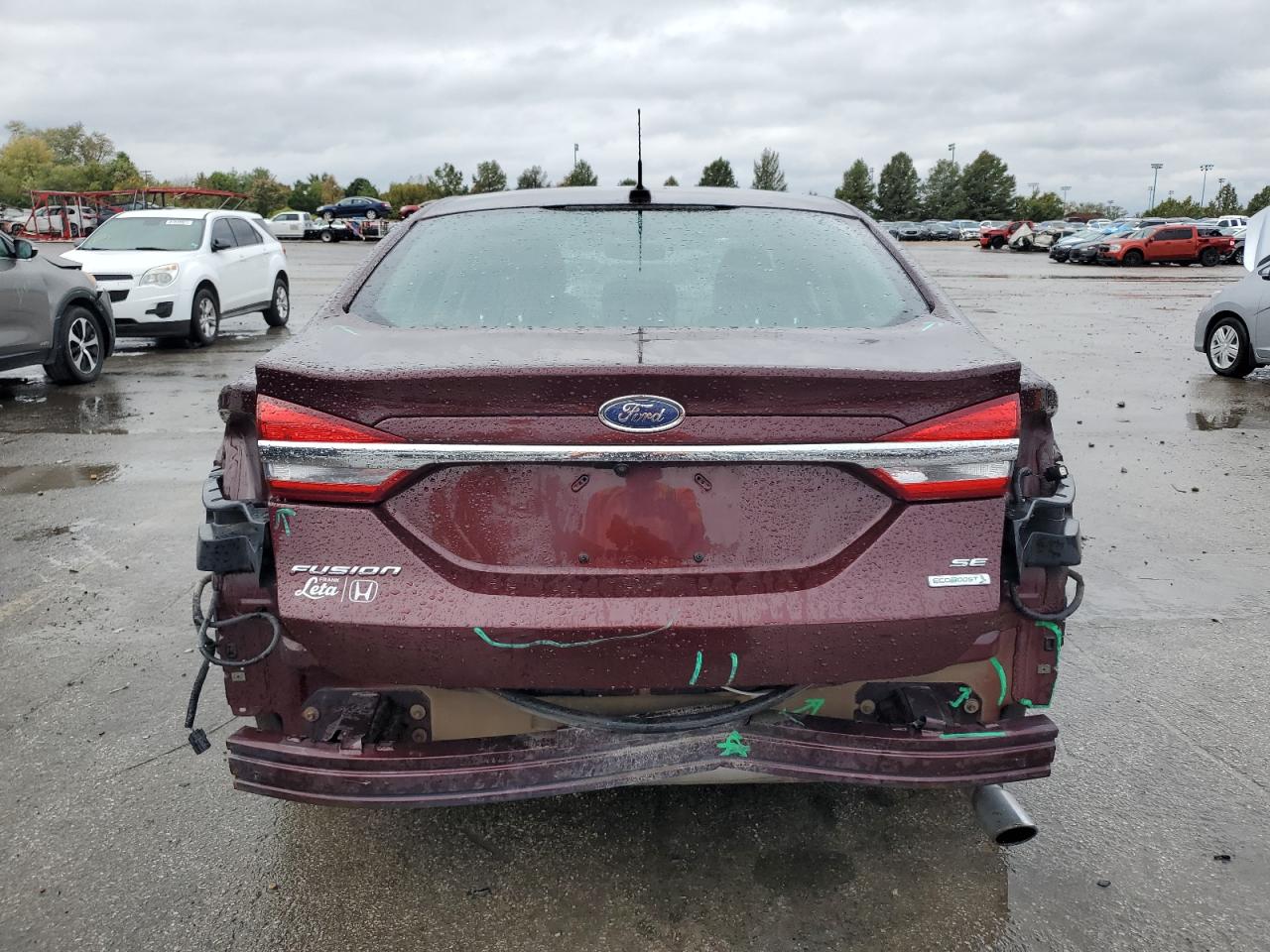 2017 Ford Fusion Se VIN: 3FA6P0HDXHR156853 Lot: 90261855