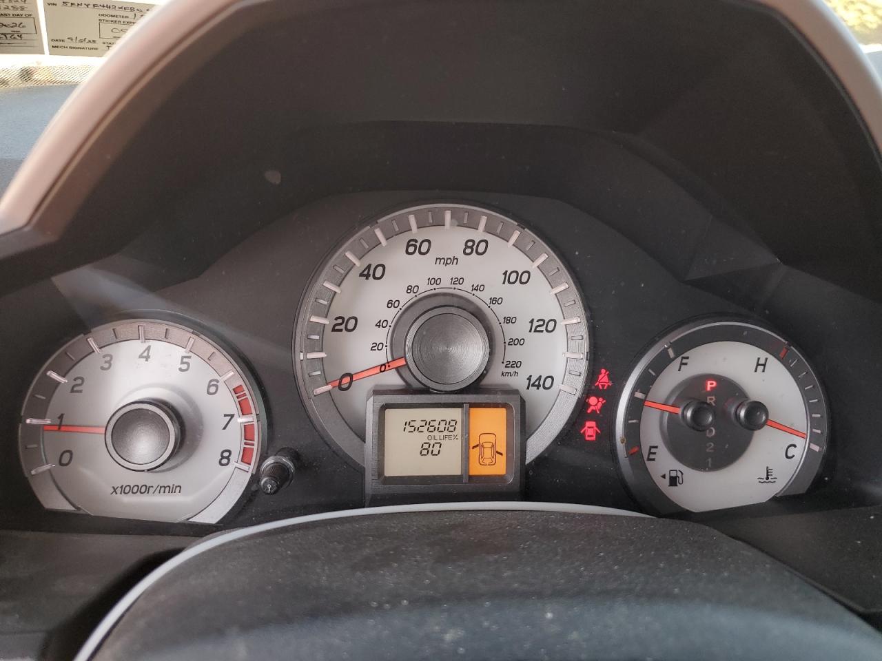 2015 Honda Pilot Lx VIN: 5FNYF4H2XFB044824 Lot: 85261175