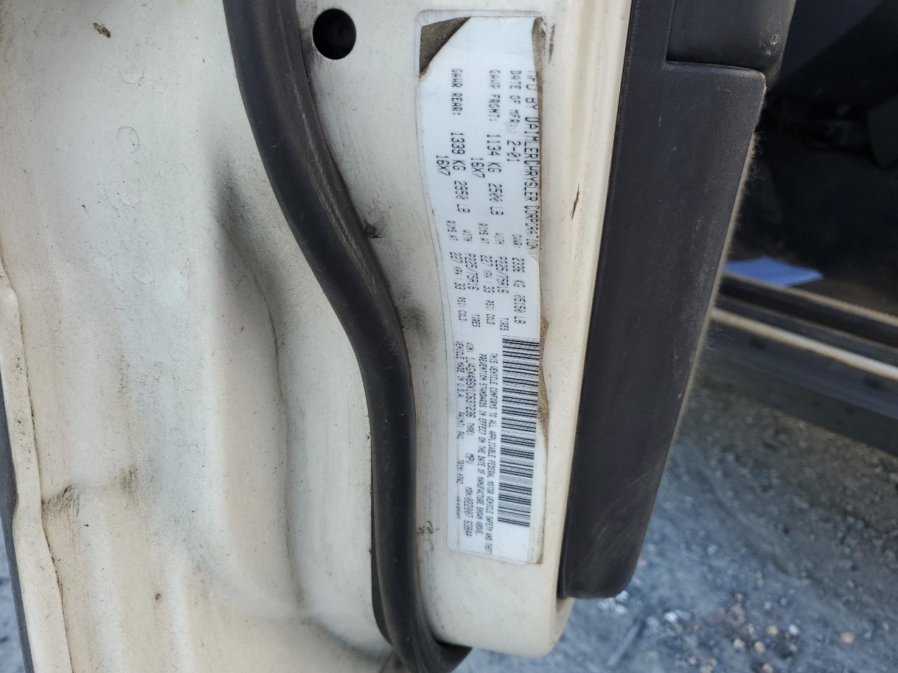 2001 Jeep Grand Cherokee Laredo VIN: 1J4GX48SX1C637236 Lot: 82461805