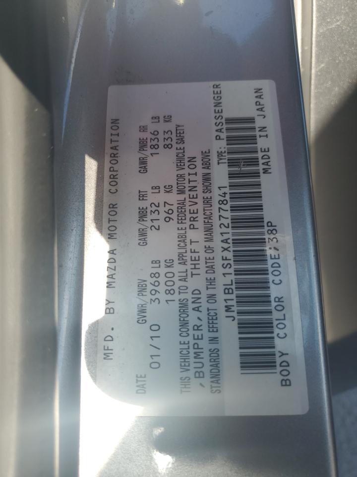 2010 Mazda 3 I VIN: JM1BL1SFXA1277841 Lot: 86317955