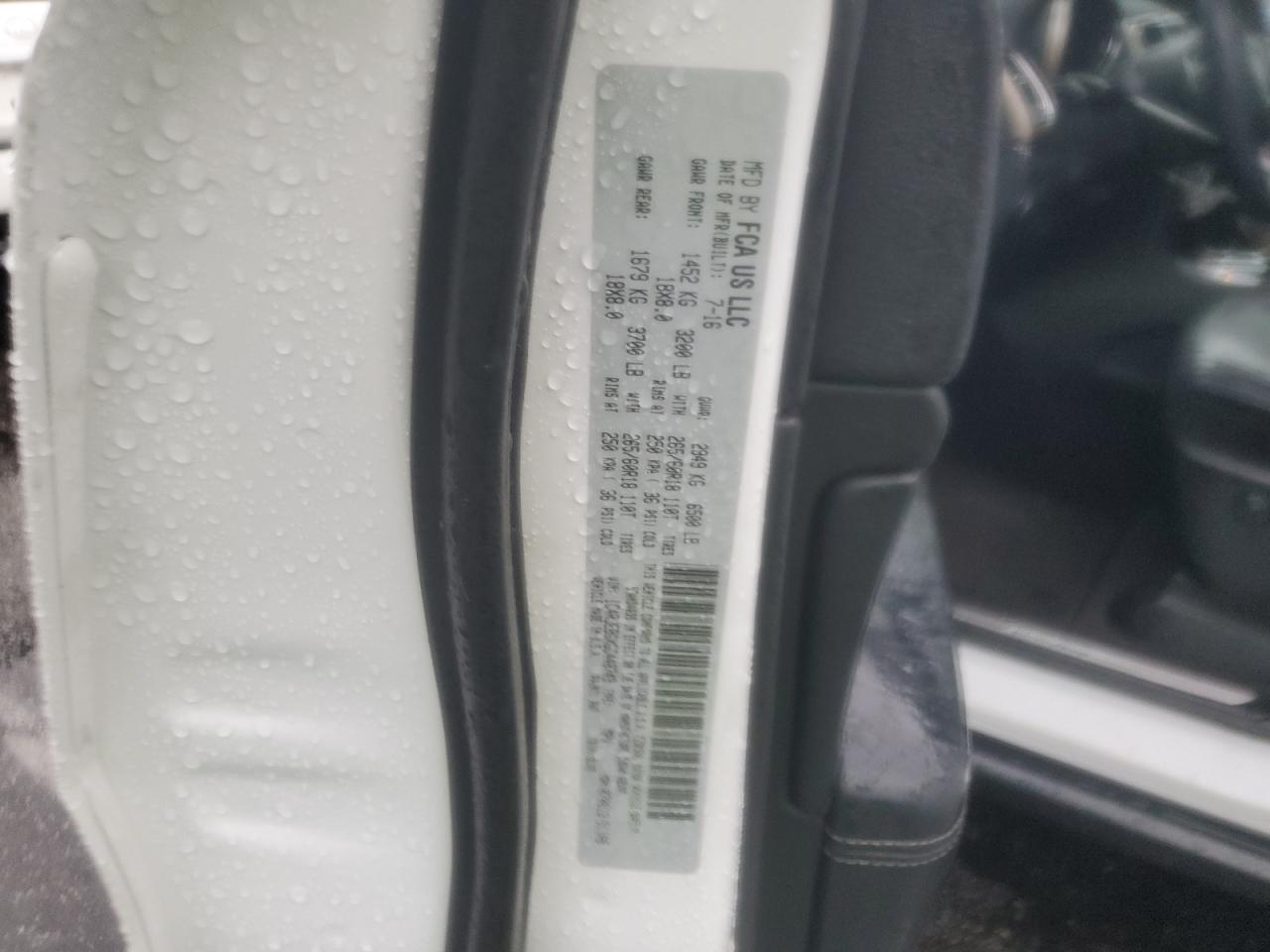 2016 Jeep Grand Cherokee Limited VIN: 1C4RJEBGXGC448749 Lot: 86534595