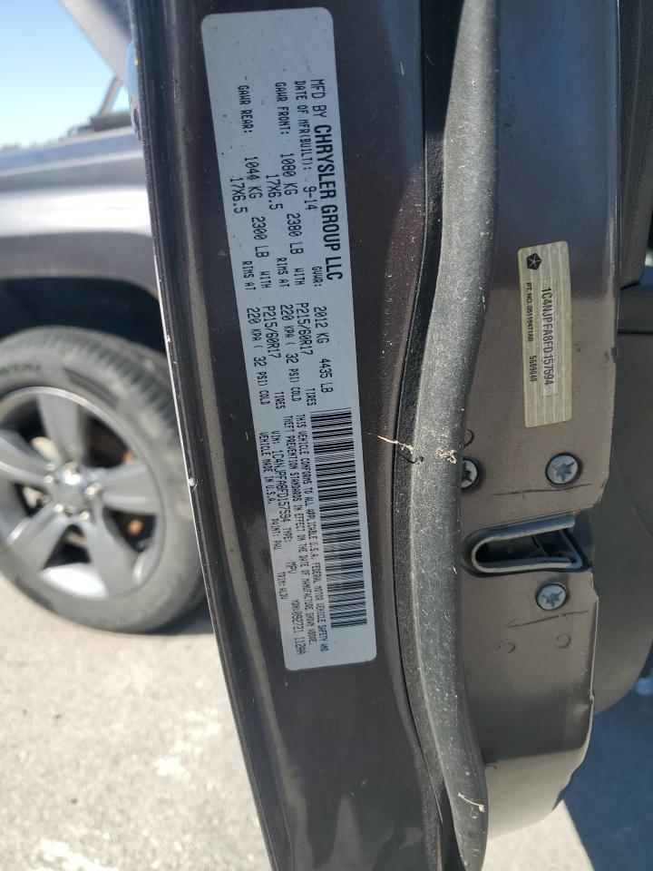 2015 Jeep Patriot Latitude VIN: 1C4NJPFA8FD157594 Lot: 82190415