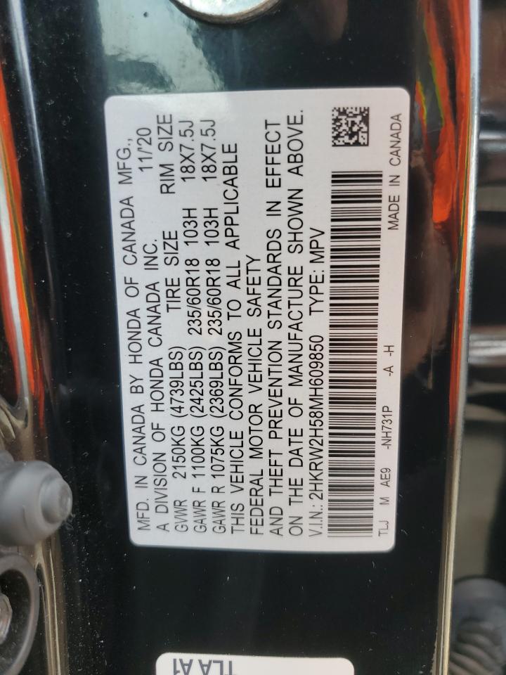 2021 Honda Cr-V Ex VIN: 2HKRW2H58MH609850 Lot: 85324975