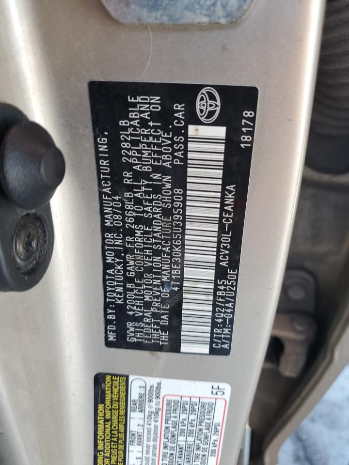 2005 Toyota Camry Le VIN: 4T1BE30K65U395908 Lot: 84483515